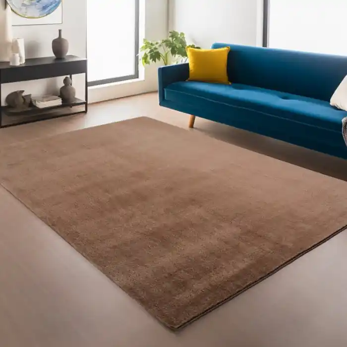 Kusový koberec Joy 1400 mocca - Kruh 80 cm průměr Cenový Hit