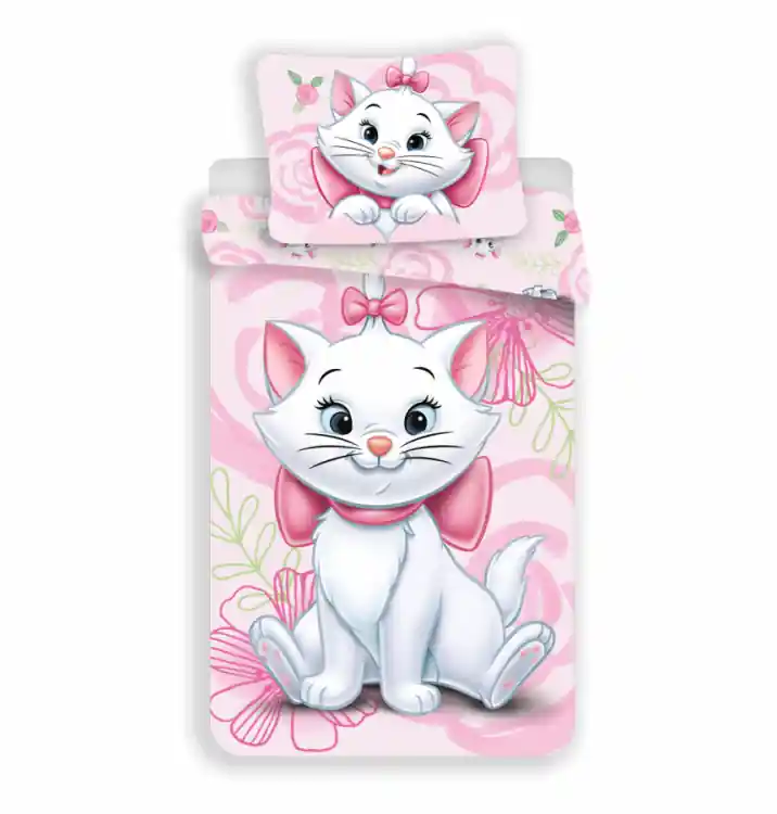 Speciální Cena Dětské povlečení Marie Cat Pink 140x200 a 70x90 cm