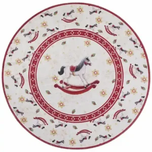 Kusový koberec Villeroy & Boch Toy‘s delight 106275 Cream, Red kruh Nejprodávanější