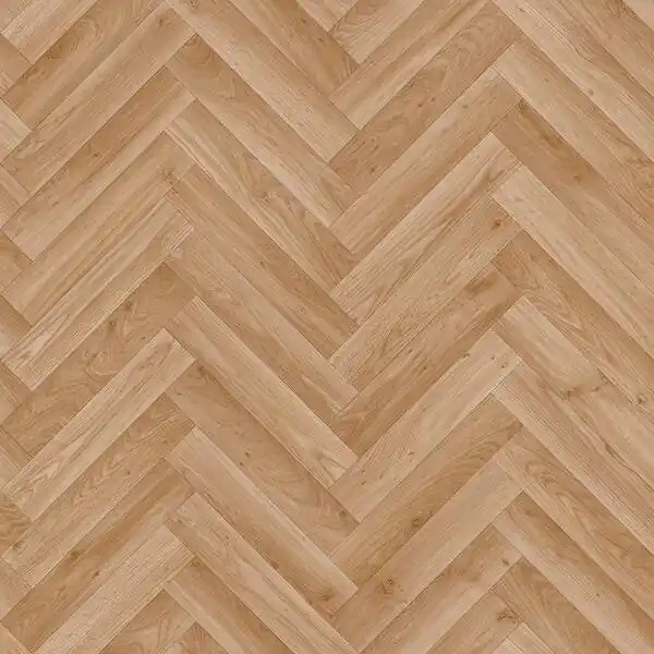 Kup Teď PVC podlaha LIONTEX Chevron 633D na filcu (Beauflor), šíře 400 cm, hnědá