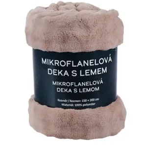 Akční Cena Deka Bublina mikroflanel hnědá 150x200 cm