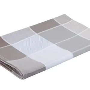 Utěrky z hladké bavlny Kostka hnědá 3 ks 50x70 cm Levný