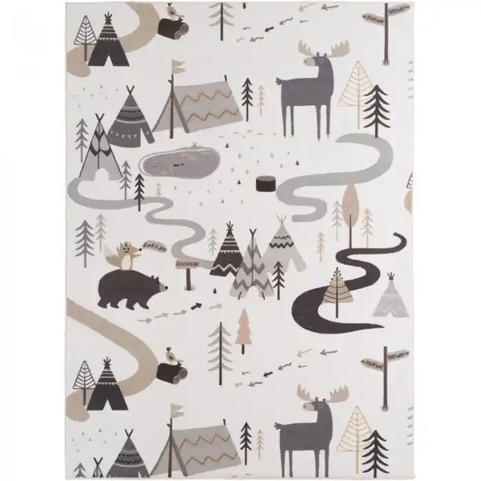Dětský koberec Coco 1135 cream - 140 x 200 cm Autentický