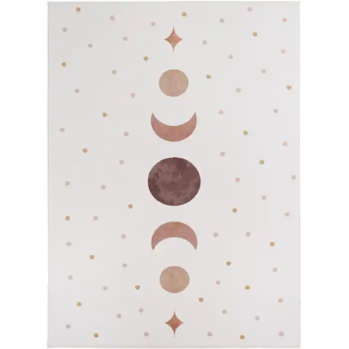 Autentický Dětský koberec Coco 1136 cream - Kruh 200 cm průměr