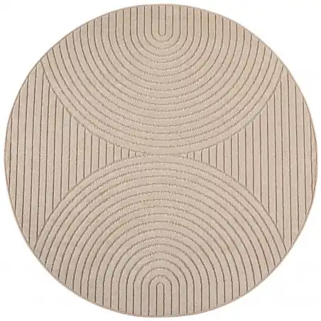 Kusový koberec Nova 1201 beige kruh - Kruh 160 cm Sezónní Sleva
