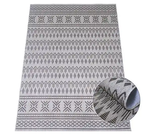 Akce Kusový koberec Eqos 0002 grey - Běhoun 100 cm šíře - 1 BM