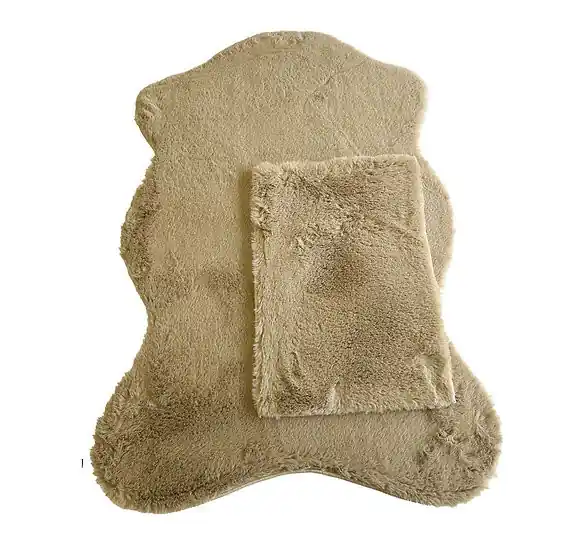 Super Cena Kusový koberec Puffy 060 sand - 80 x 150 cm