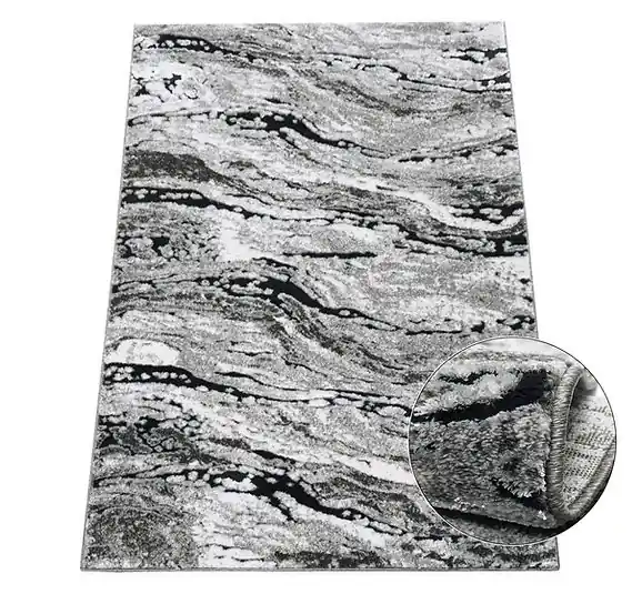 Kusový koberec Miami plus 0303 grey - Běhoun 1 BM 80 cm šíře Víkendová Akce