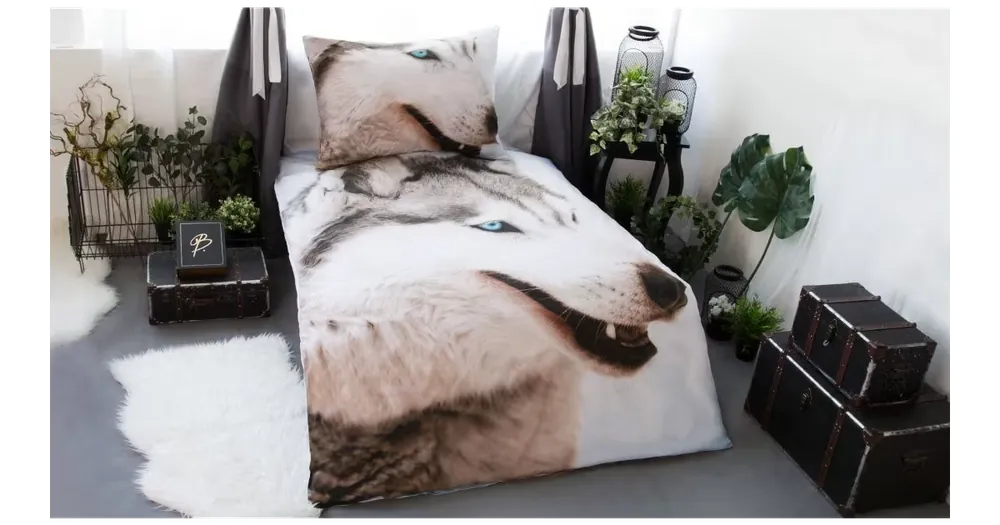 3D BAVLNĚNÉ POVLEČENÍ Exclusive - Husky Výprodej