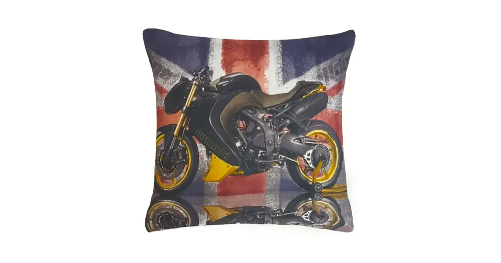 3D povlak na polštářek 40x40cm - Motorky Tovární Cena