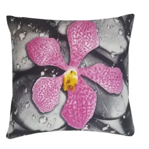 3D povlak na polštářek 40x40cm - Orchidea v rose Aktuální