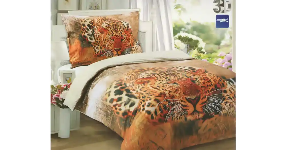 Rychlé Dodání 3D POVLEČENÍ - Leopard 3