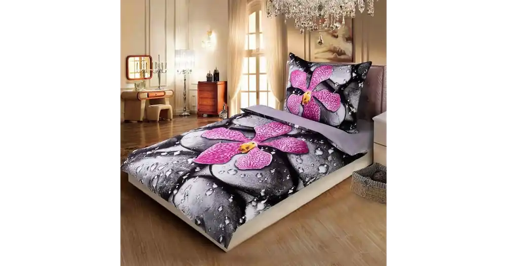 Sezónní Sleva 3D POVLEČENÍ - Orchidea v rose
