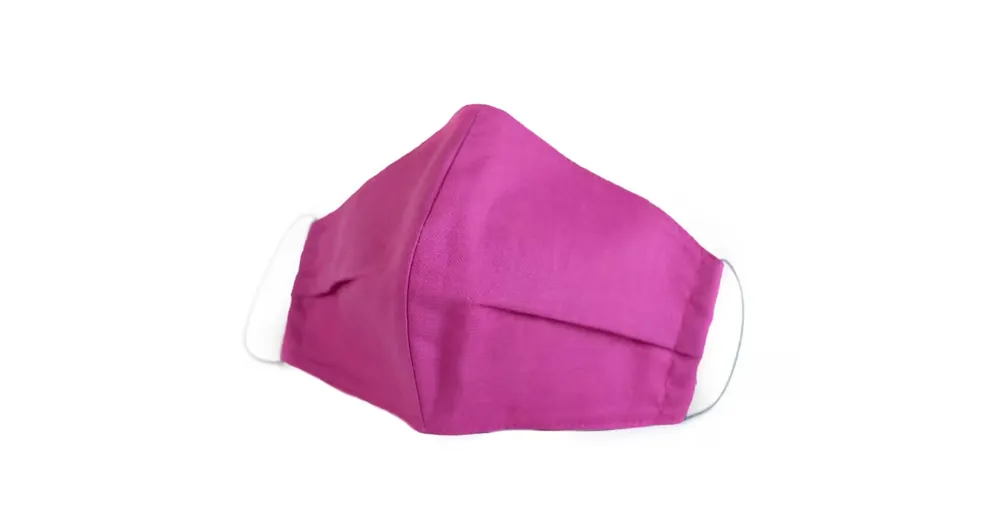 Super Cena Bavlněná obličejová rouška - purpurová