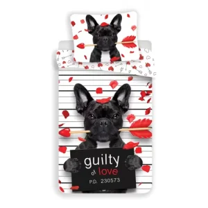 Bavlněné povlečení – Bulldog "Heart" Top Prodej