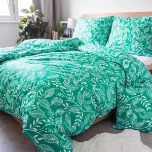 Bavlněné povlečení Dita – Tereza green + malý povlak na polštářek Poslední Šance