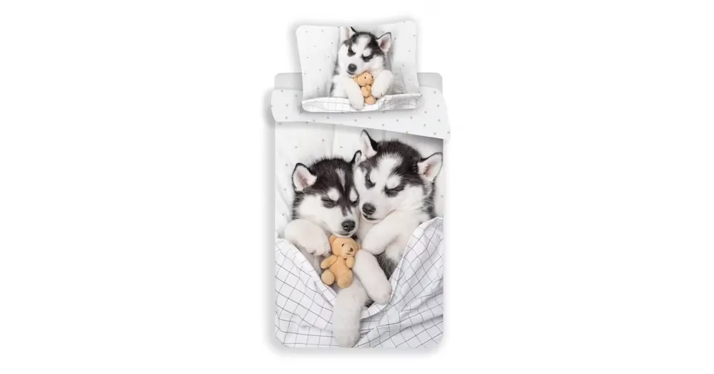 Jen Po Omezenou Doba Bavlněné povlečení – Husky