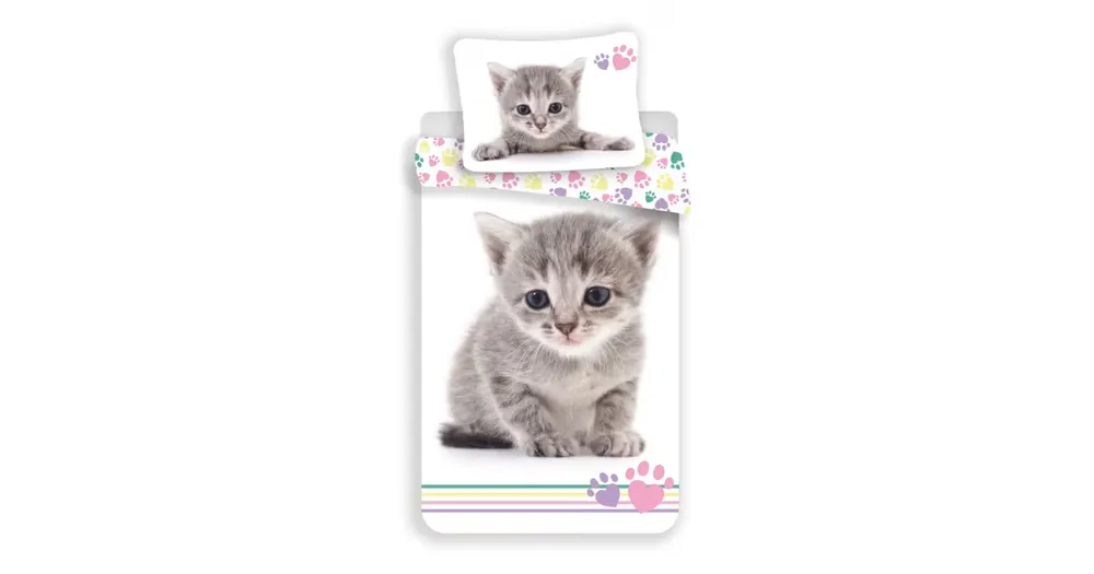 Cenový Hit Bavlněné povlečení – Kitten "Colour"