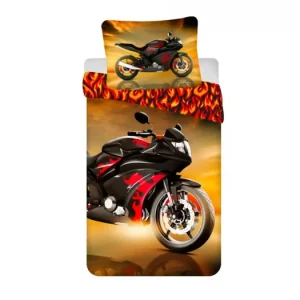 Bavlněné povlečení – Motorka red Oblíbený