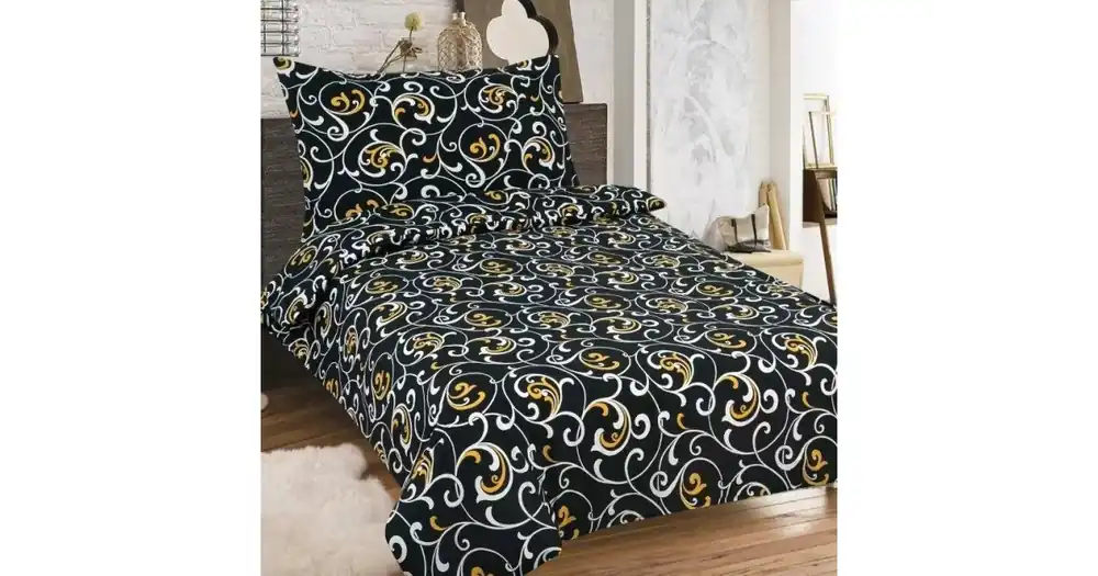 Top Prodej BAVLNĚNÉ POVLEČENÍ na 2 postele - Oriental black