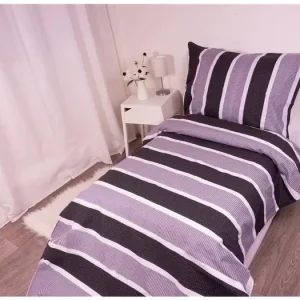 BAVLNĚNÉ POVLEČENÍ na 2 postele - Samuel grey Levný