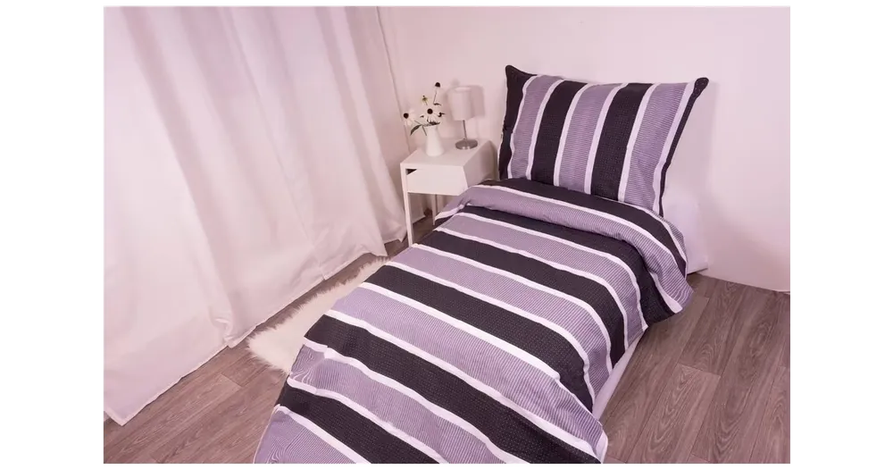 BAVLNĚNÉ POVLEČENÍ na 2 postele - Samuel grey Levný