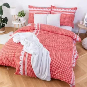 Must-Have Bavlněné povlečení Renforcé – Chalupa červená
