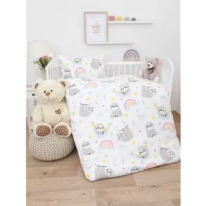 Horká Nabídka Bavlněné povlečení Renforcé do postýlky - Lenochod