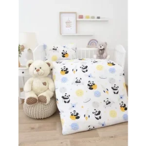 Nízká Cena Bavlněné povlečení Renforcé do postýlky - Vesmírná panda