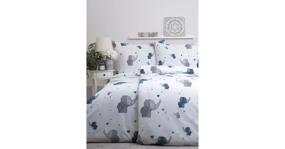 Bavlněné povlečení Renforcé - Sloni Rychlé Dodání
