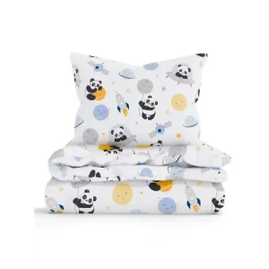 Bavlněné povlečení Renforcé - Vesmírná panda Oblíbený