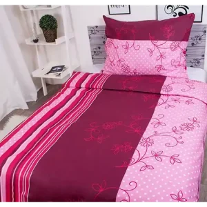 BAVLNĚNÉ POVLEČENÍ - Rustika vínová Nízká Cena