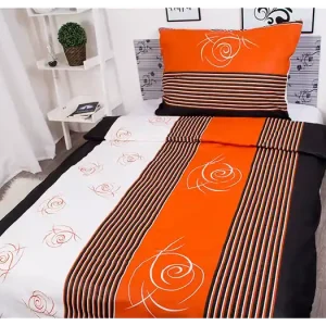 BAVLNĚNÉ POVLEČENÍ - Spirála červená Jen Po Omezenou Doba