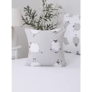 Hit Sezóny Bavlněný povlak na polštář Renforcé 40 x 40 cm - Ovečky Morning Yoga