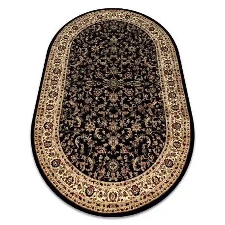 Cenově Výhodný Koberec ROYAL ADR ovál model 1745 černý