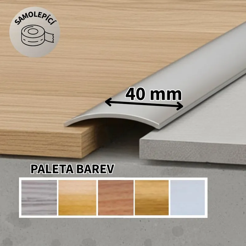 Omezená Nabídka B 04 PŘECHODOVÉ LIŠTY - UNIVERZÁLNÍ, šíře 40 mm