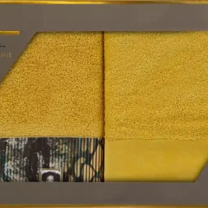 Nejprodávanější Dárková sada ručníků CARLA hořčicová