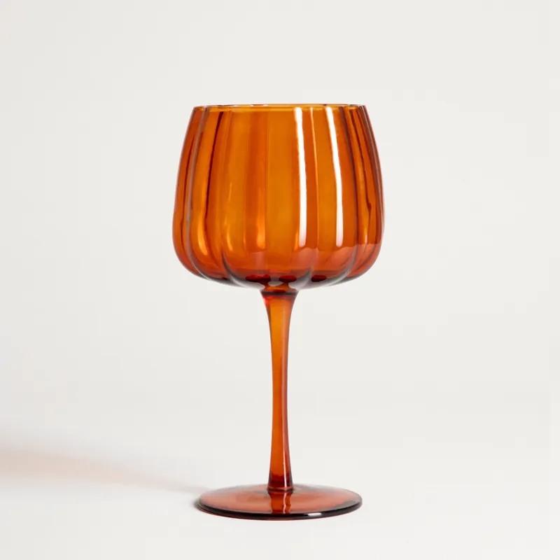 Originální Sklenice na stopce PUMP oranžová 748752 560 ml