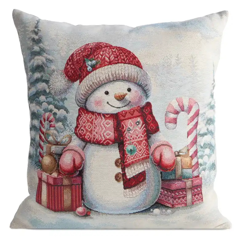Povlak na polštář CHRISTMAS GOB 127A šedý / červený Top Prodej