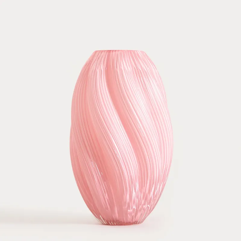 Finální Výprodej Váza SWIRL růžová 750236