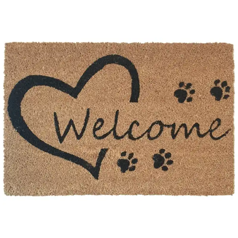 Rohožka Welcome hnědá Sleva