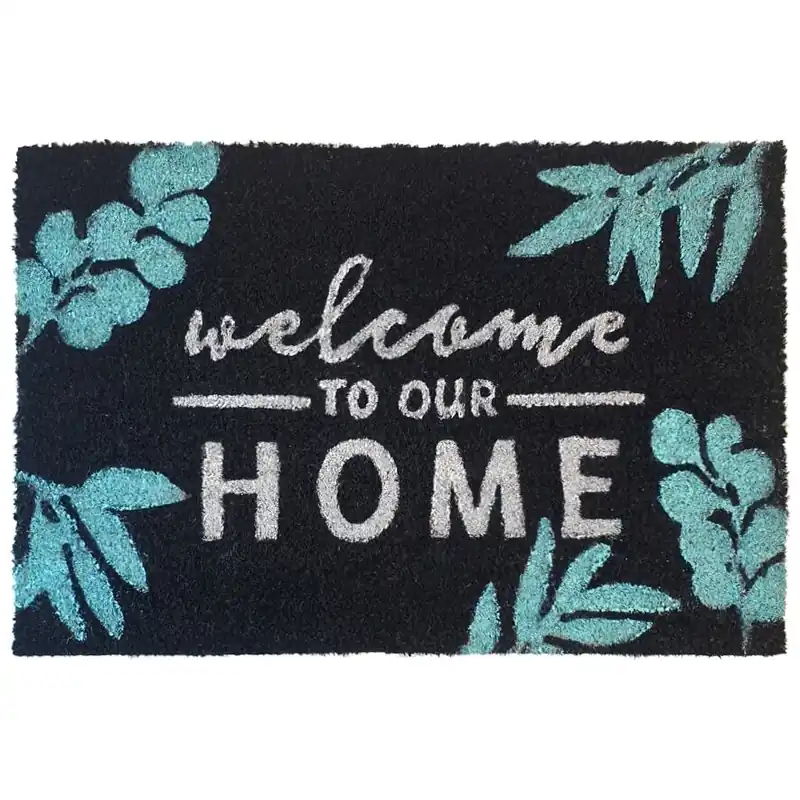 Rohožka Welcome černá / modrá Odeslání Ihned