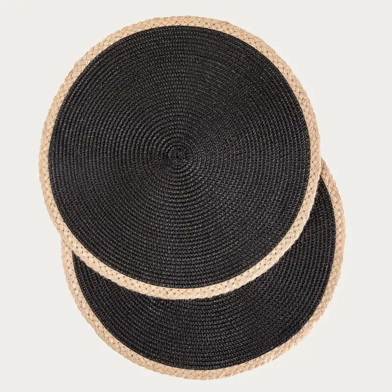Cenový Hit Podložka pod talíř PLAR černá 761478 (2 ks)