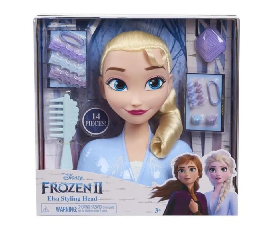 FROZEN II česací hlava Elsa 32806 Novinka
