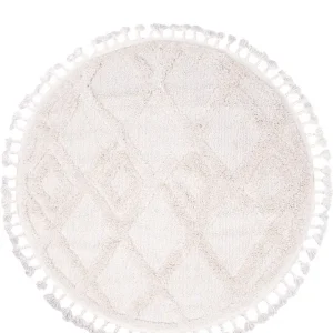 Koberec BERBER 6843 sloní kost kruh Sezónní Sleva