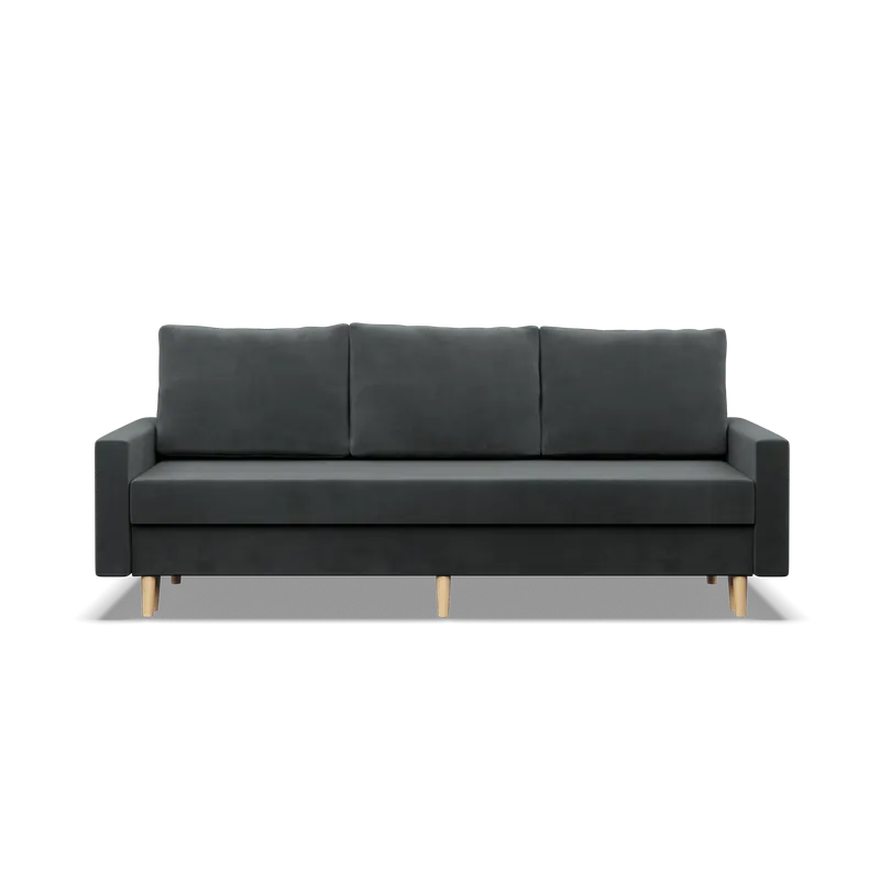 Zlevněný Třímístná rozkládací sedačka BLANK Elegant tmavě šedá