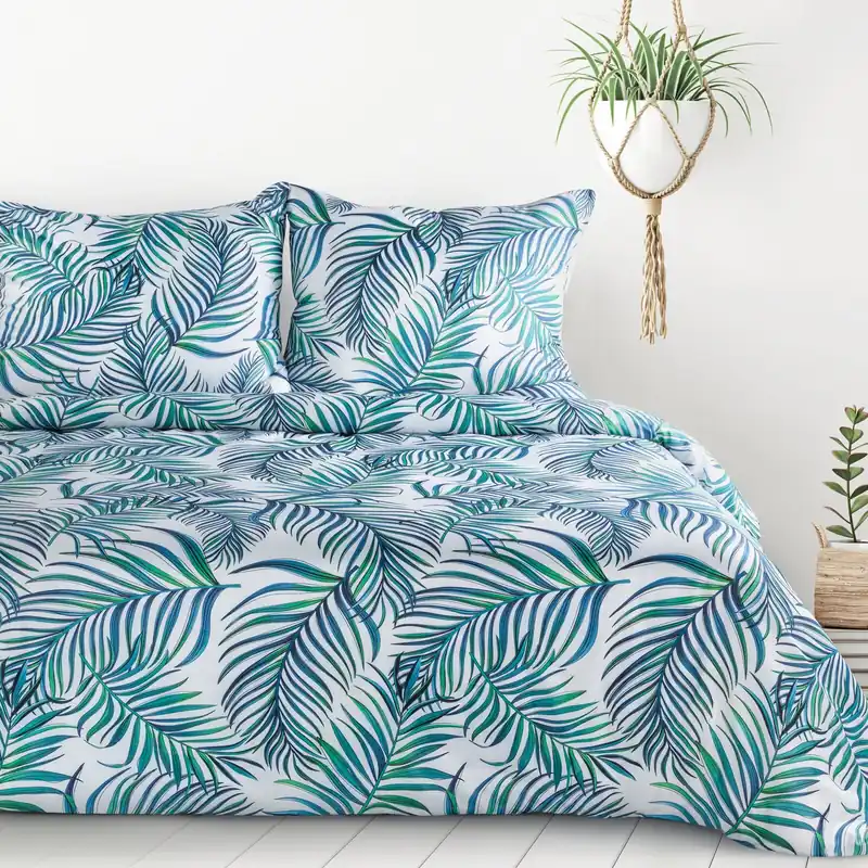 Ložní souprava D91 PALMS 02 bílá Must-Have