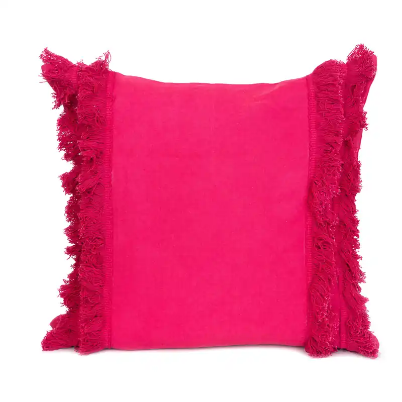Povlak na polštář VIVERO fuksia, s třásněmi SS23 840185 Oblíbený