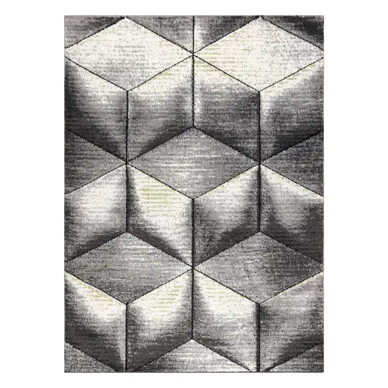 Aktuální Koberec SAMPLE Este Friese Soft CUBE kostka 3D šedý