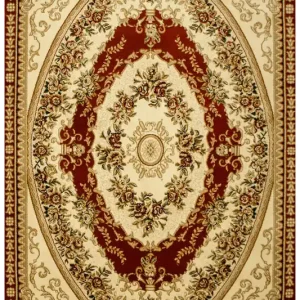 Koberec Super Rose 1898A ornament květinový, červený/krémový Nakupujte Hned